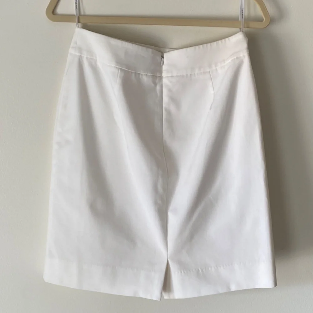 Calvin Klein Off-White Office Skirt Size 8 - Picture 2 of 5